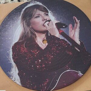 Taylor Swift - 12 inch Photo Picture Disc Vinyl 12" - Upcycled Wall Art